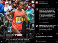 Screenshot of Instagram post.